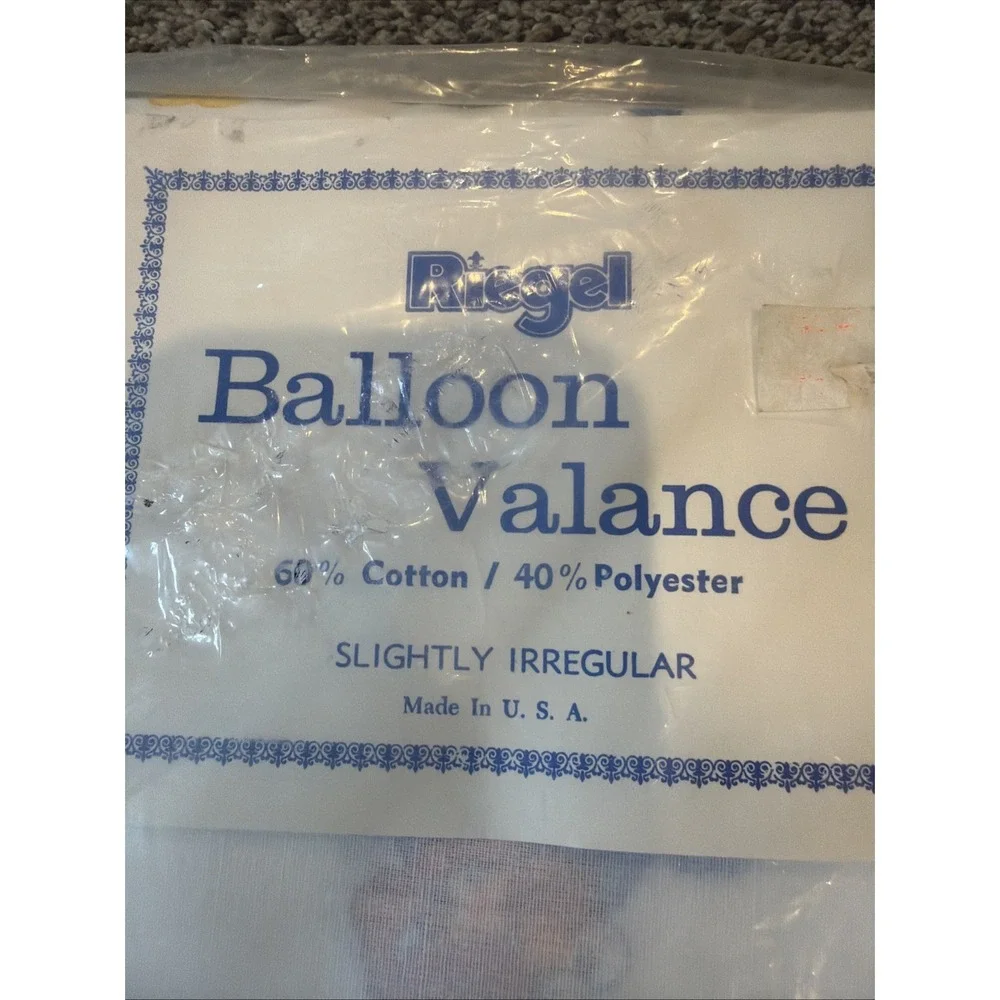 Vintage Riegal Balloon Valance Sesame Street Made In USA